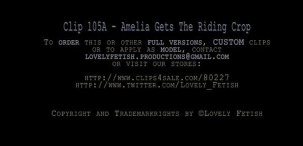  Clip 105A Amelia Gets The Riding Crop - DS - Full Version Sale $14